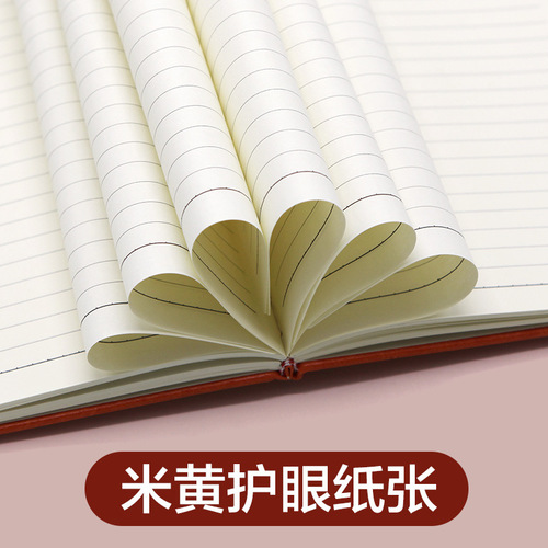 Factory Direct Sales PU Business Office Leather Notebook Customized Diary Handwritten Diary Logo Printed Notebooks Customization