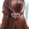 Hairgrip heart shaped for adults, crab pin, hair accessory, hairpin, ponytail, factory direct supply