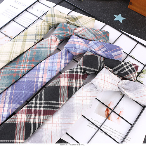 JK/DK same-style tie and small items for male and female students with uniform shirts and plaid skirts wholesale direct supply