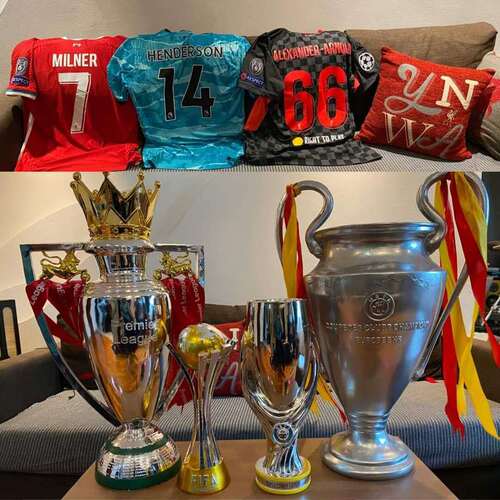 Factory Direct Sale 2020 European Super Cup FIFA Club World Cup Liverpool Bayern Munich Football Fan Decorative Gift