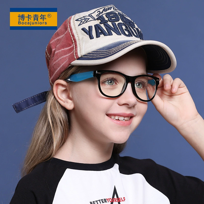 Очки детские комфортные 2026 года с защитой от синего света для мальчиков и девочек, TR, без диоптрий, для телефона и компьютера, оптом JYF826