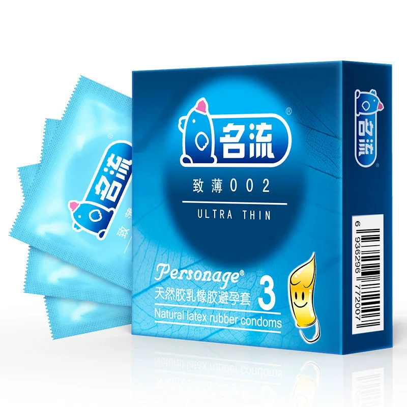 名流 Condom thin 002 condom 3 packs large particles men's adult sex products wholesale and delivery