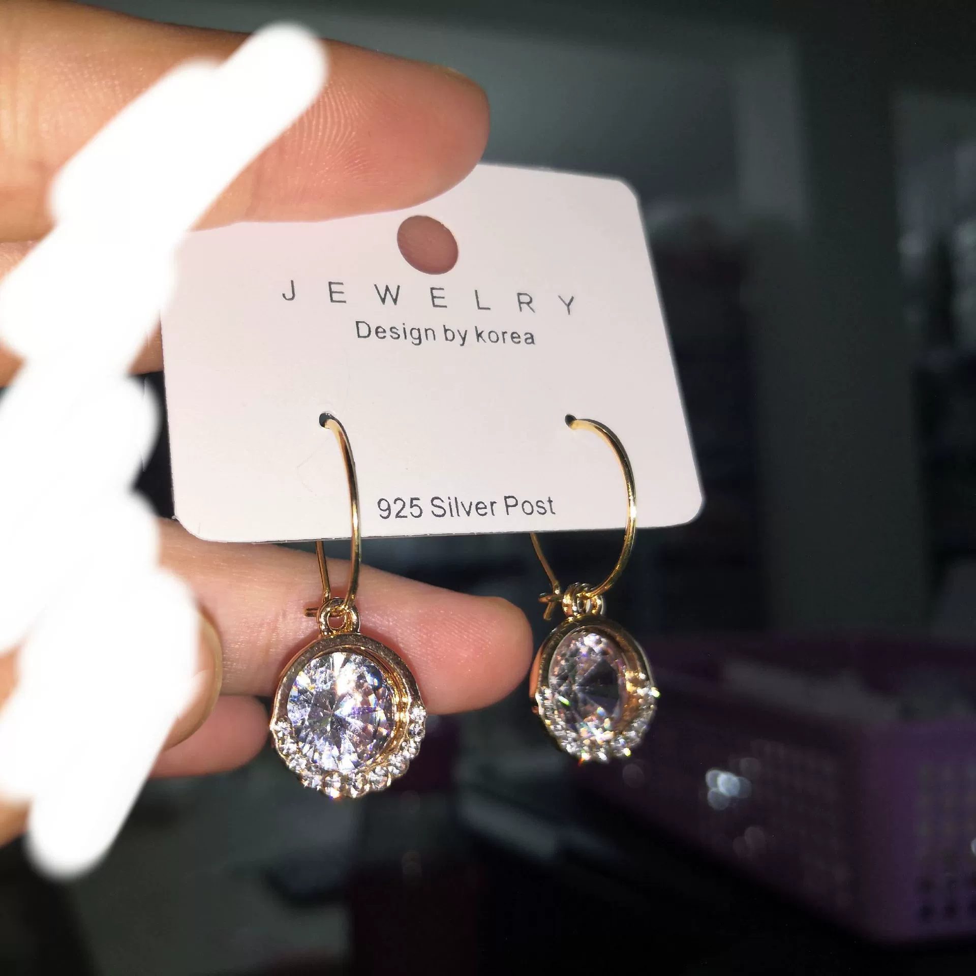 Серебряная игла, цирконий, модные универсальные серьги, серебро 925 пробы, яркий запоминающийся стиль, простой и элегантный дизайн