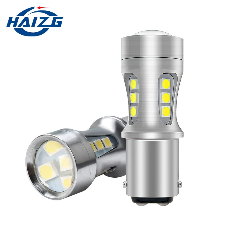 HAIZG Автомобильный светодиодный стоп-сигнал поворота 1156 1157 18W3030 18SMD обратный свет светодиодный Автомобильный свет