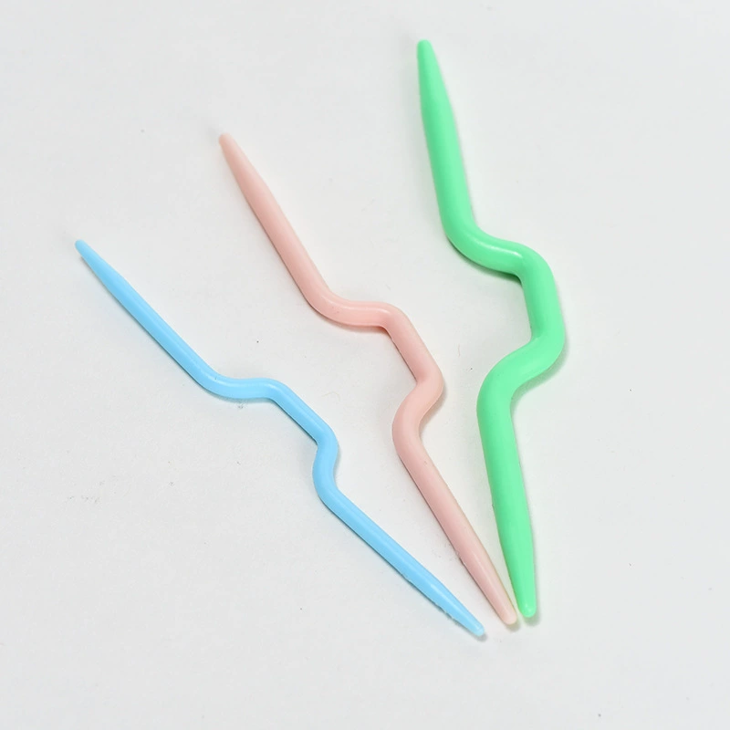 ИСТОЧНИК производитель твист игла пластиковая изогнутая игла твист игла АБС пластик большая игла для глаз оптом пластиковая игла