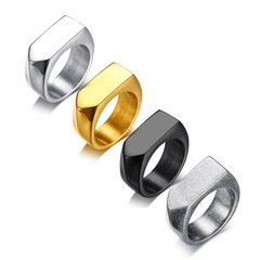 New Product Launch Stainless Steel Trendy Arrow Ring European and American Style Personality Men's Ring Engraving RC-381