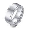 Men's ring stainless steel, European style, on index finger, wholesale