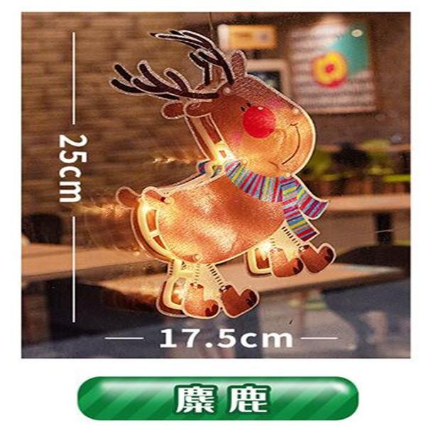 Amazon Venta caliente LED cocina ventana lechón luces colgantes luces de Navidad luces de colores decoración navideña escena ambiente luces