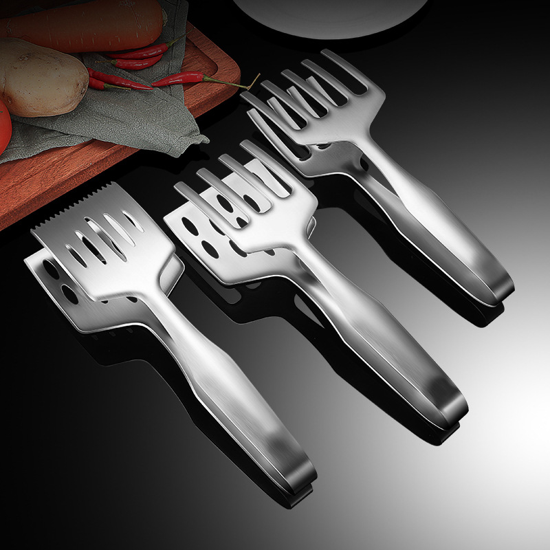 Dao Qi clip de carne de acero inoxidable cocina hogar freír pala multifunción barbacoa frita Pancake pala de drenaje de aceite al por mayor