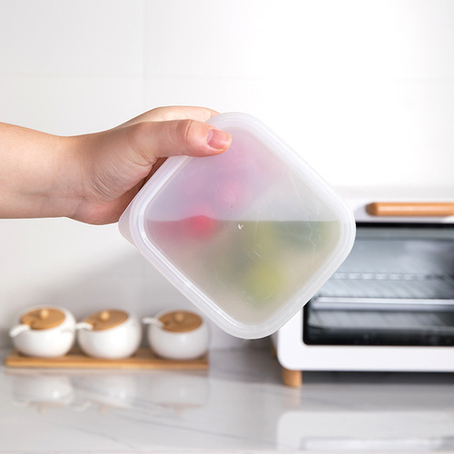 Nordic style divided onion crisper box drained onion ginger garlic storage box with lid kitchen refrigerator sealed box