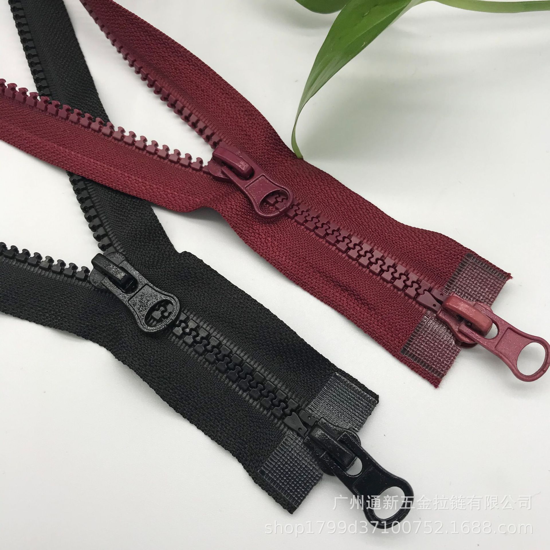 厂家直供3#5#8#树脂拉链双开尾双头拉拉链羽绒服箱包防晒服拉链
