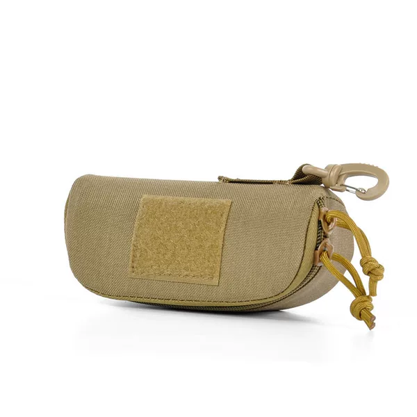 Outdoor Tactical Nylon Glasses Box Molle System Protection Box Accessory Bag Riding Sunglasses Bag Instrument Box