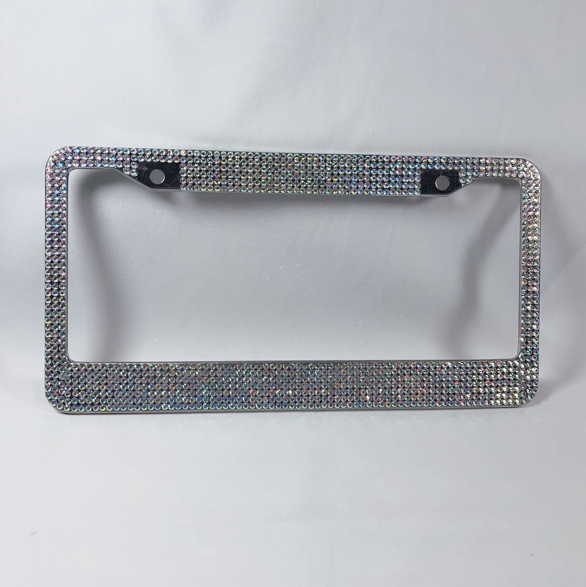 License plate holder/license plate holder: Qìchē Car Stainless Steel - white-ab