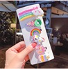 Children's hairgrip, hairpins, card holder, cute set, fruit hair accessory, Korean style, no hair damage