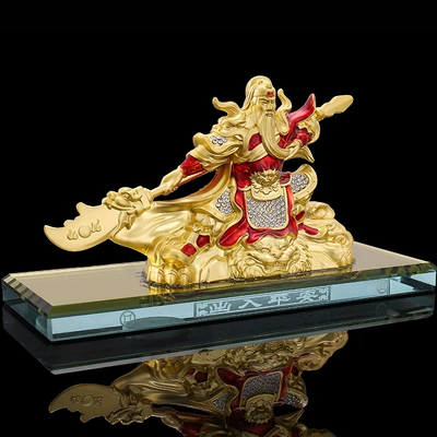 Car ornaments alloy God of War Guan Gong car ornaments car perfume Seat car perfume ornaments wholesale (Car ornaments) - red-tiger-guan-gong