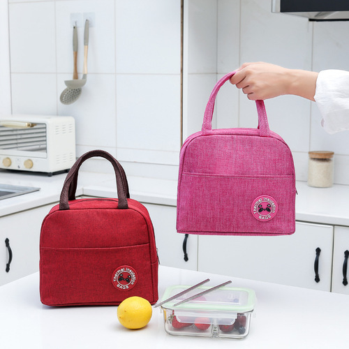 Portable thermal bag Oxford cloth waterproof thickened lunch bag aluminum foil ice bag lunch box bag student lunch box bag