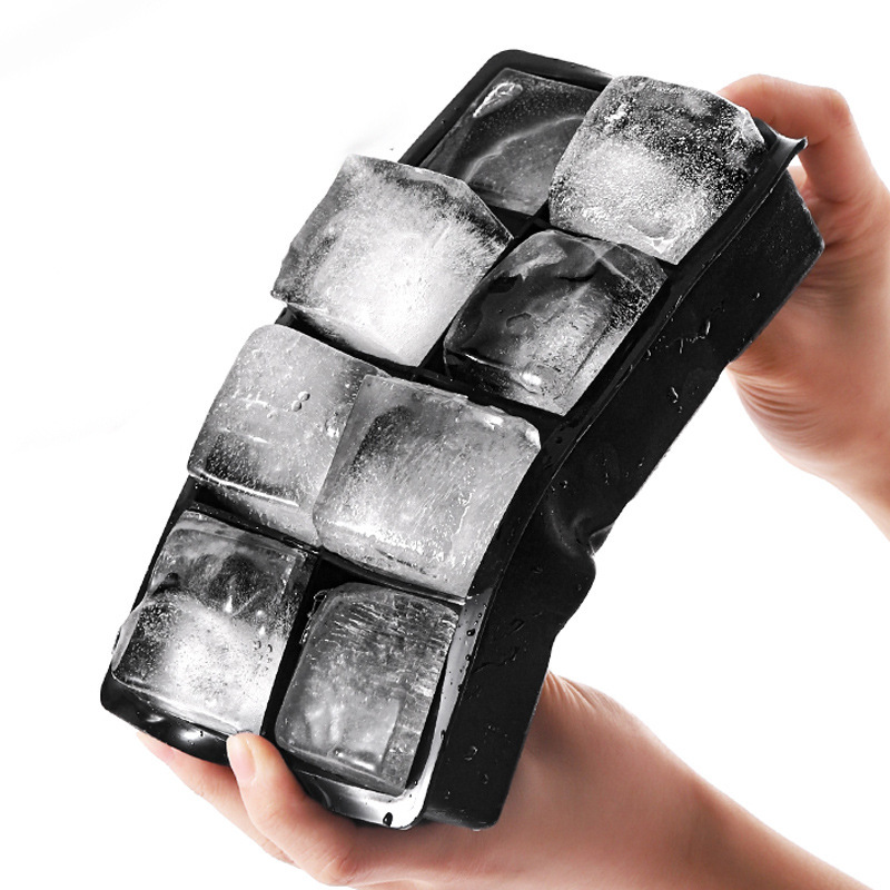 Super easy to use Square Ice Cube mold utensils whiskey cocktail foreign wine bar cocktail ice maker silicone ice tray Super easy to use Square Ice Cube mold utensils whiskey cocktail foreign wine bar cocktail ice maker silicone ice tray