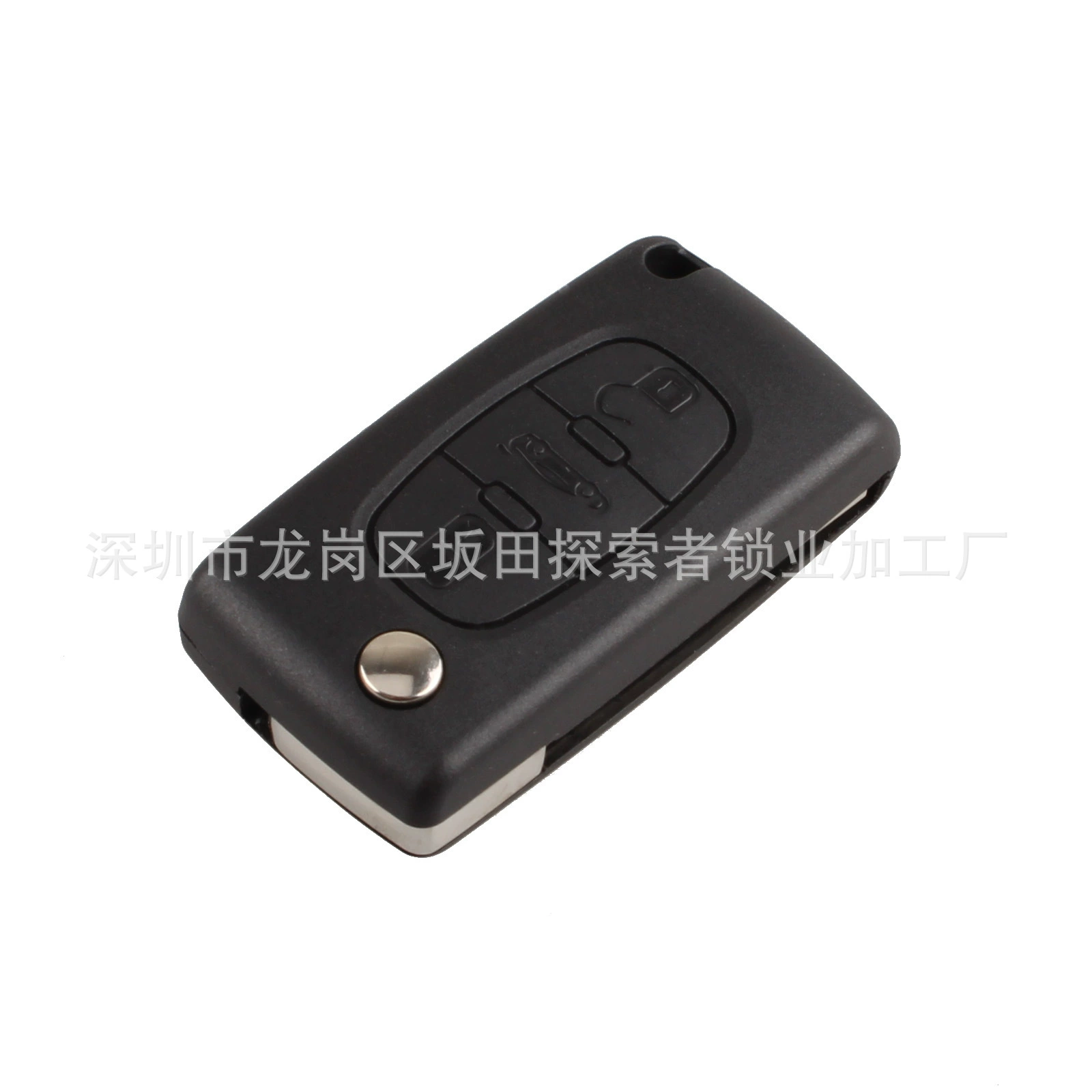 Подходит для трехклавишного складного ключа Peugeot Citroen со стандартным слотом и держателем батареи CE0536