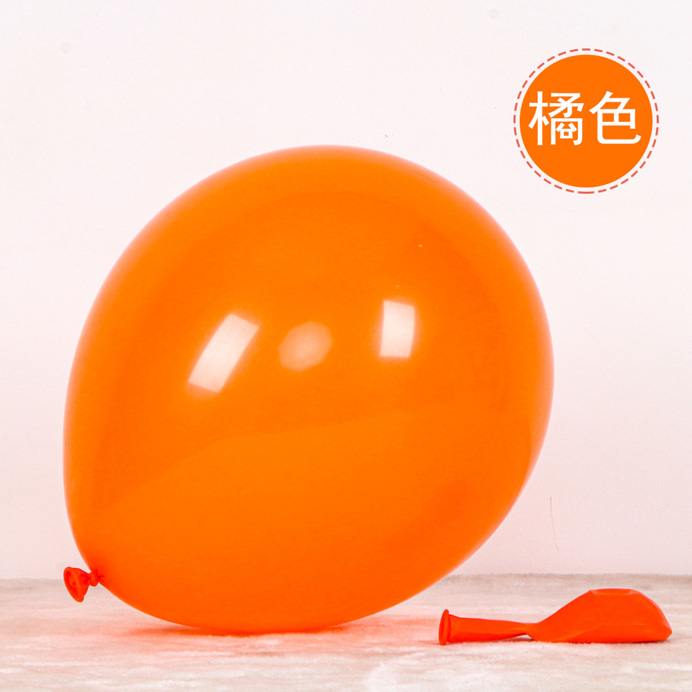 Globo decorativo Globo de látex de 12 pulgadas Decoración de fiesta al por mayor transfronteriza 2.8g Diseño de globo mate redondo