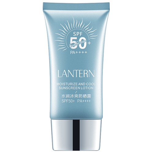 Lanting hydrating and refreshing sunscreen cream for men and women sunscreen isolation clear student spf50+ same style available for drop shipping