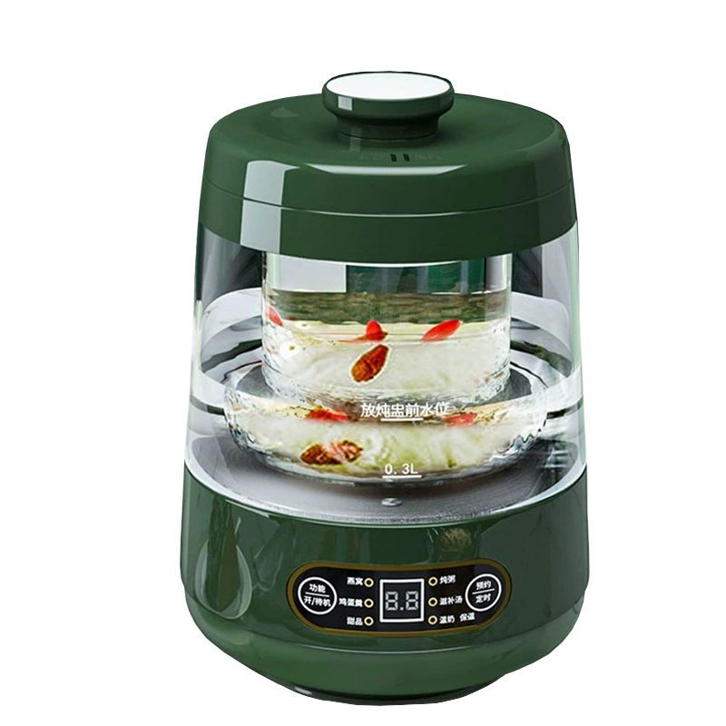 Small electric stew cooker mini baby cooked porridge glass soup soup, health separation, stewed home with small bird's nest electric stew pot