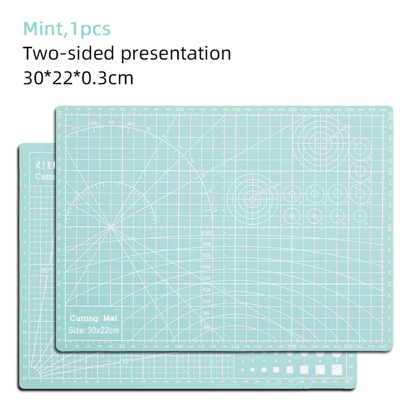 a4 cutting pad color double-sided cutting board paper cutting pad engraving board model clay anti-cut pad rubber stamp board
