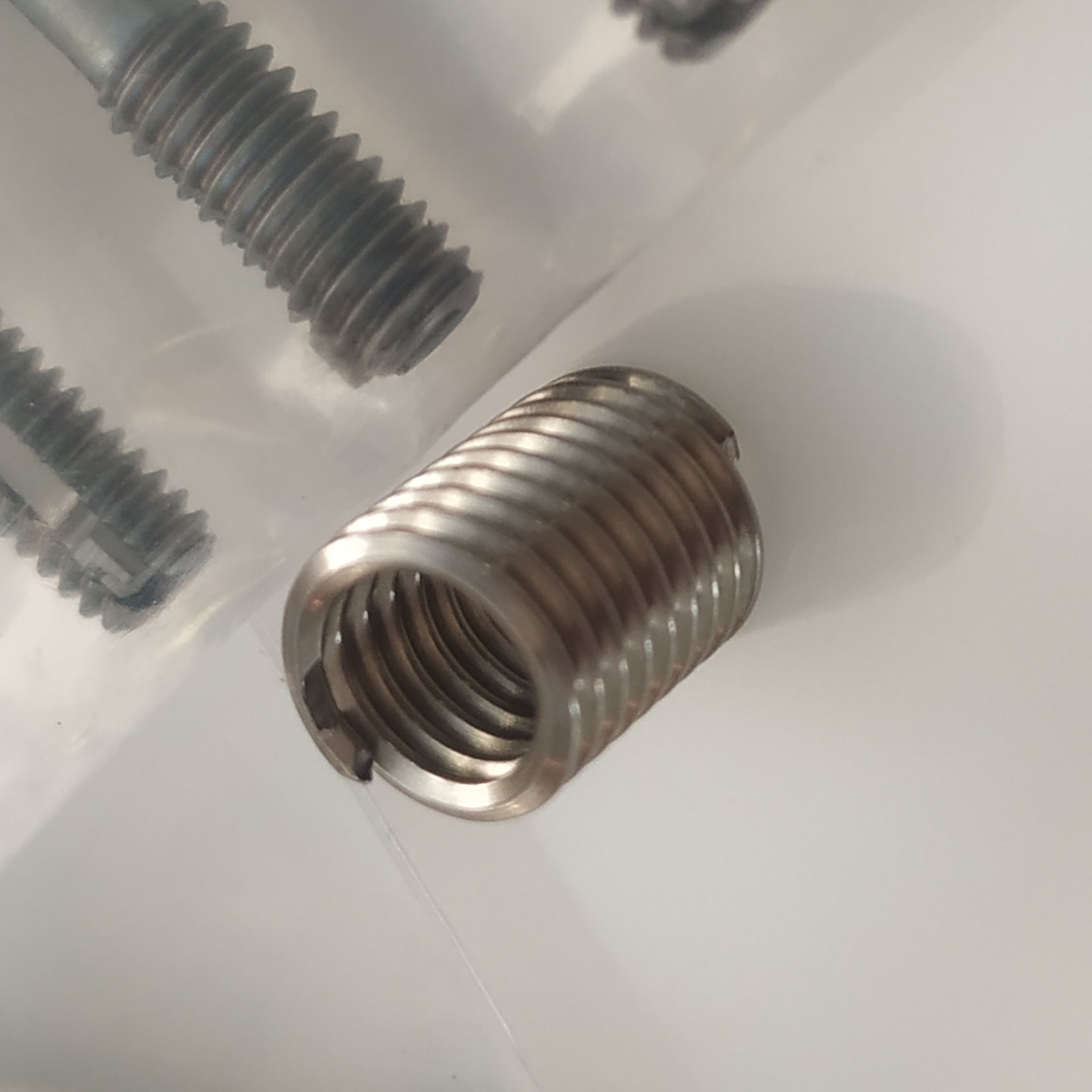 不锈钢无尾钢丝牙套螺纹护套 弹簧衬套 无尾钢丝螺套