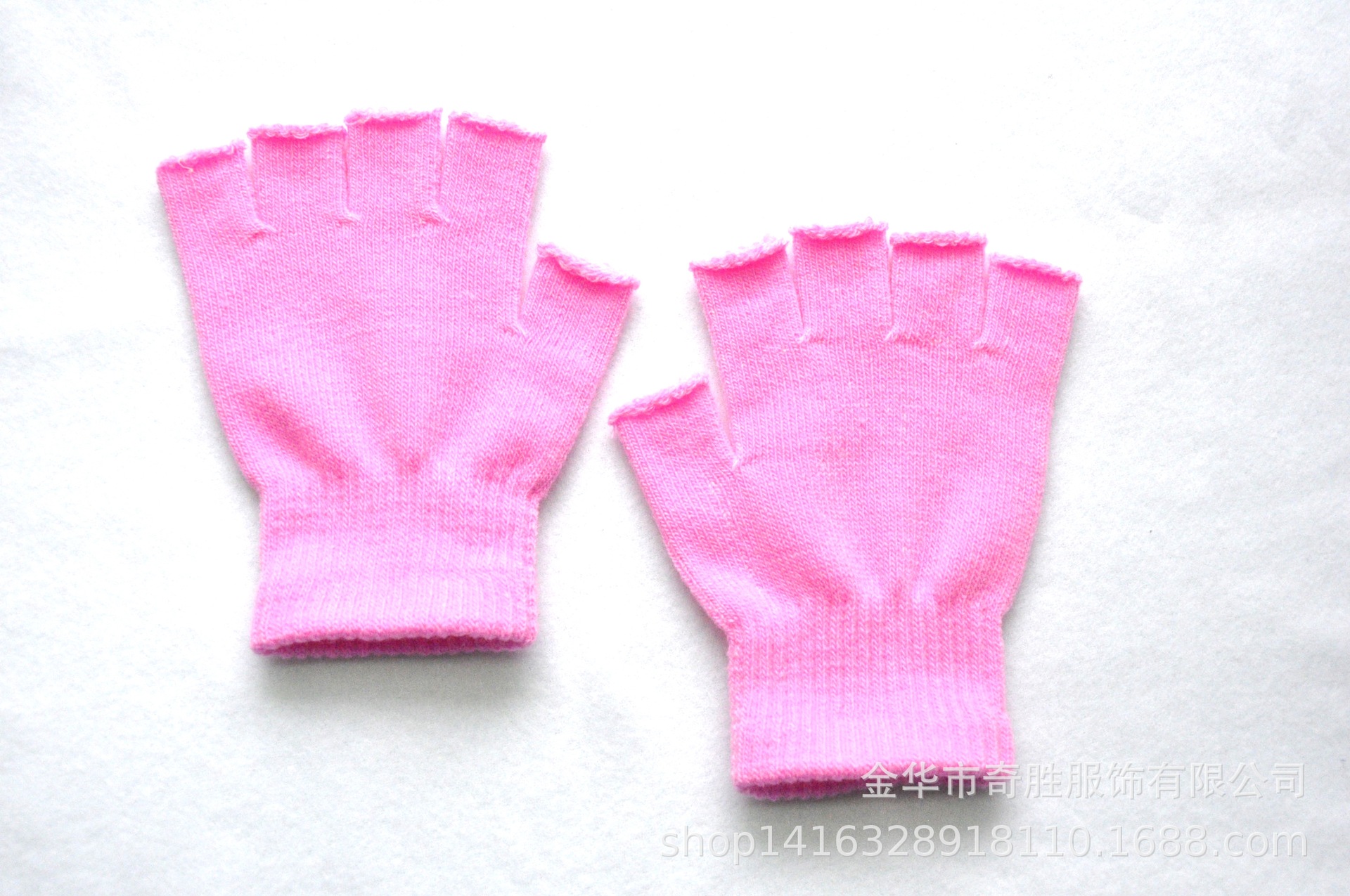 Adultos invierno cálido punto medio Palma medio dedo guantes hombres y mujeres estudiantes montando medio dedo guantes al por mayor