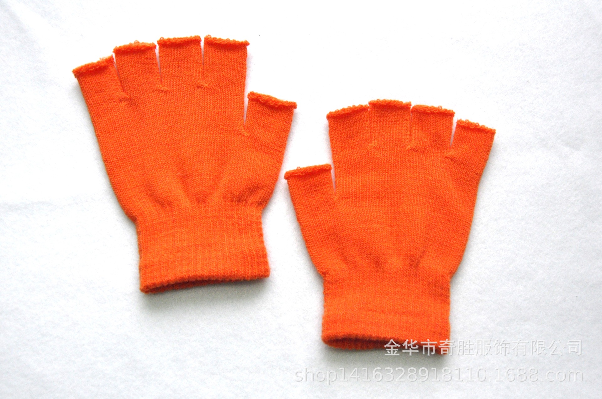 Adultos invierno cálido punto medio Palma medio dedo guantes hombres y mujeres estudiantes montando medio dedo guantes al por mayor