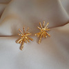 Fashionable design earrings, 2021 years, maxi length, french style, internet celebrity, trend of season, Japanese and Korean