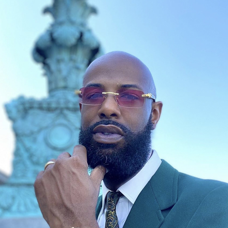 New Fashion for Men's Ultra Clear Frameless Sunglasses Ocean Slice Edge Cutting Trend 7533_voghion.com