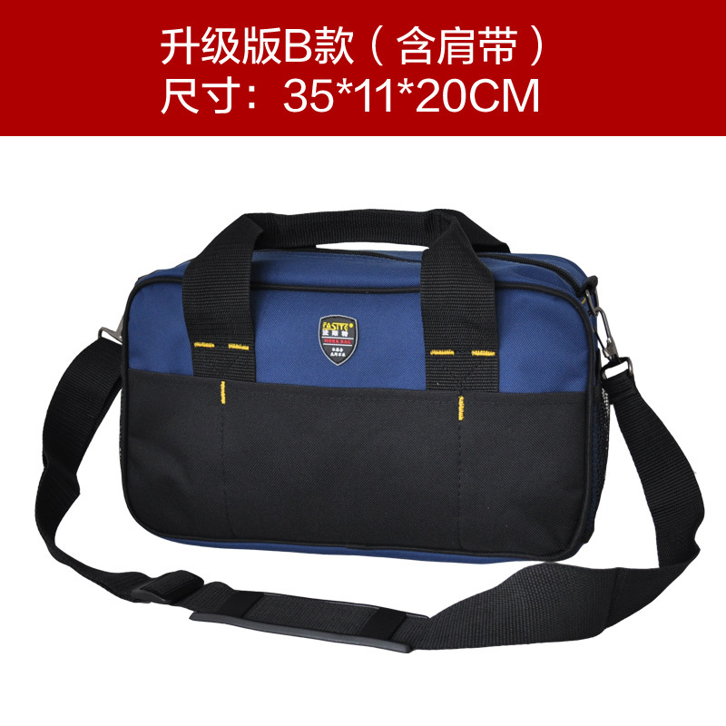 Más rápido electricista multi-funcional kit lona herramienta de hardware bolsa hombro portátil almacenamiento bolsa de trabajo 020