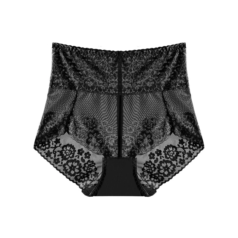 Трусы с высокой талией и кружевной формой, женские plus size (941XL/950L/951XXL), в нескольких цветах