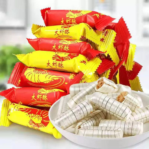 Factory Wholesale Beijing-Style Bulk Shrimp Crisps, Wedding Celebration & Traditional Chinese New Year Snacks, Specialty Peanuts Candies
