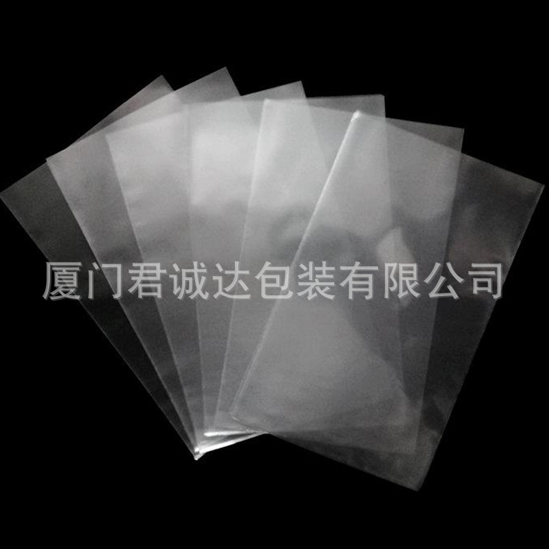 封口袋厦门印刷PE袋透明包装自封平口袋子防尘塑料薄膜袋一次性