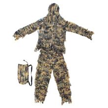 水彩布条伪装服套装伪装衣真人CS服狙击手伪装服
