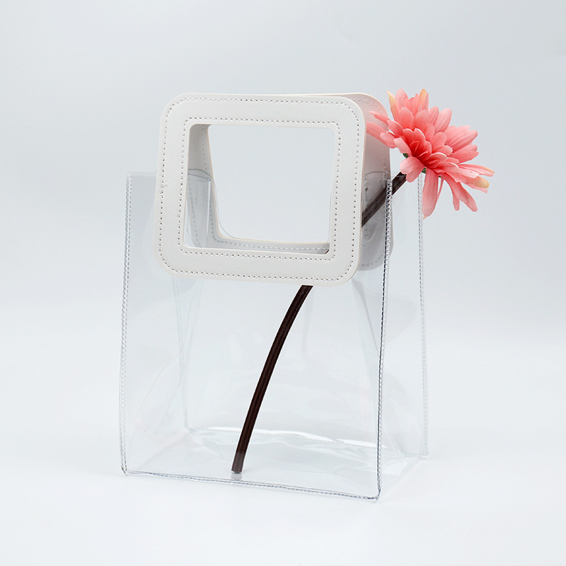 Bolso de PVC ins estilo bolsa de regalo flores ramo kindergarten graduación mano regalo Día DE LOS NIÑOS bolsa de regalo