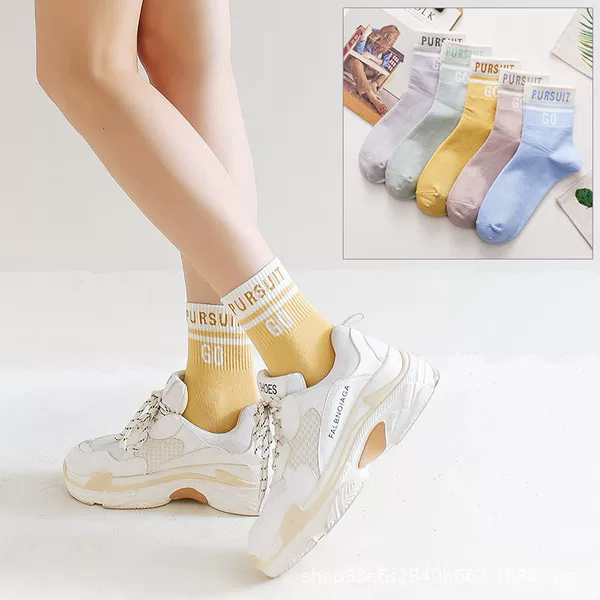 Mid-calf socks【GO GO】