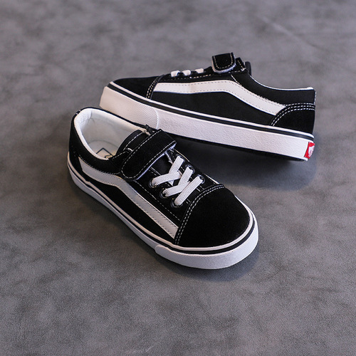 Children's canvas shoes, boys' cloth shoes, girls' sneakers, 2024 spring and autumn new style, versatile girls' shoes, primary and secondary school students' shoes