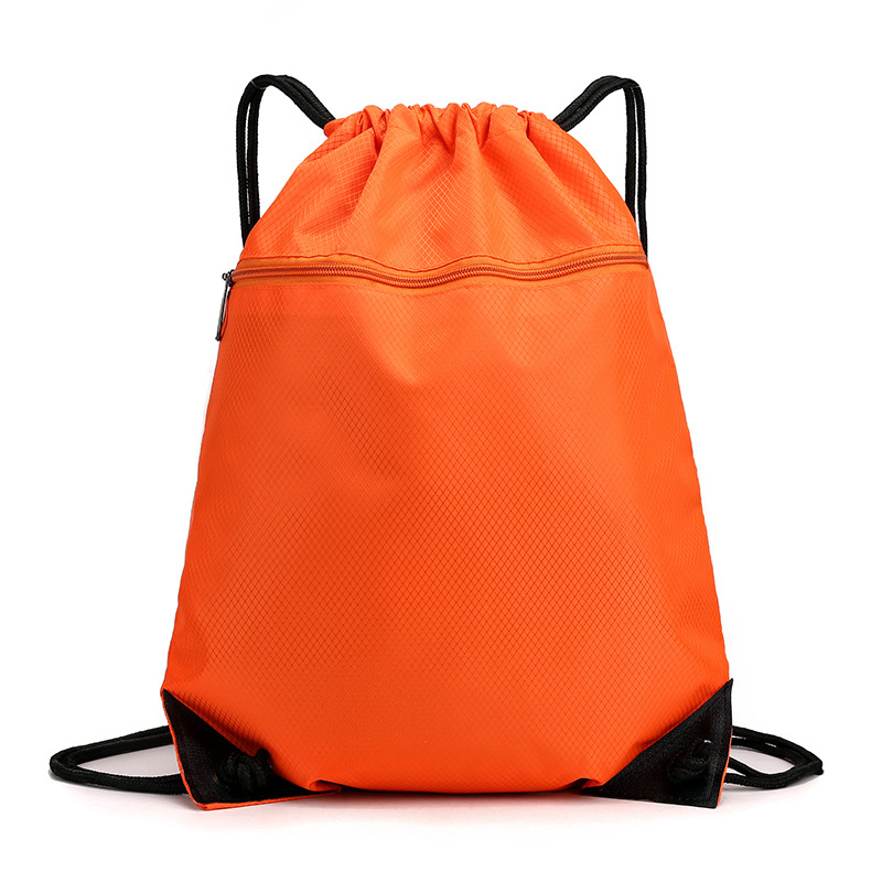 Fabricante en stock simple deportes al aire libre impermeable Oxford tela cordón mochila estudiante de fútbol bolsa de baloncesto bolsa de impresión image 4