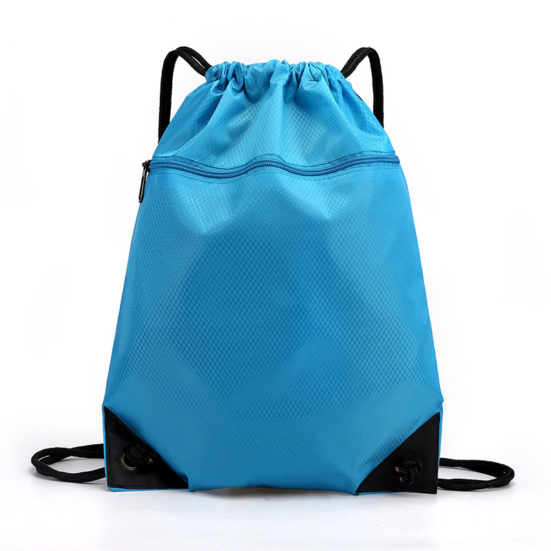 Fabricante en stock simple deportes al aire libre impermeable Oxford tela cordón mochila estudiante de fútbol bolsa de baloncesto bolsa de impresión image 11