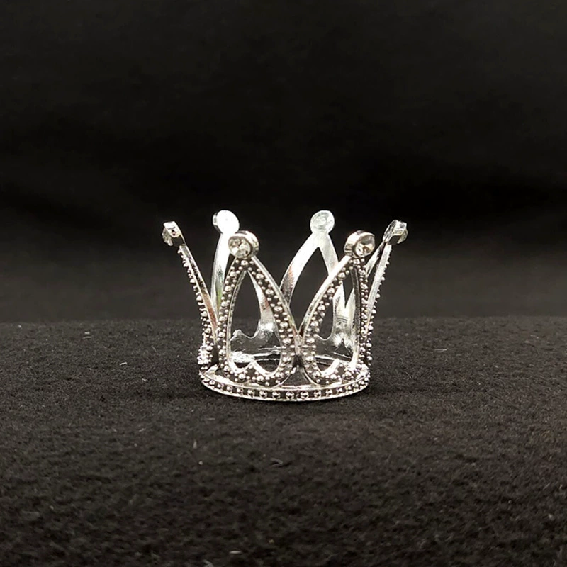 Small metal children's crown heart shaped, accessory, Birthday gift