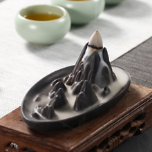 厂家直发倒流香炉陶瓷香器熏香炉香道用具茶道禅意家用创意小摆件
