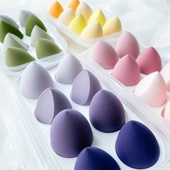 Beauty egg does not eat powder, makeup puff, soft and delicate water droplet air cushion sponge to store wet and dry makeup egg