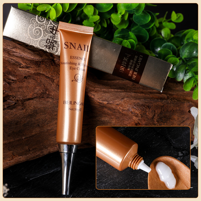 Beilingmei Caracol líquido hidratante nutritiva hidratante crema de ojos hidratante desvanecimiento ojeras bolsas de ojos crema de ojos Generación de cabello
