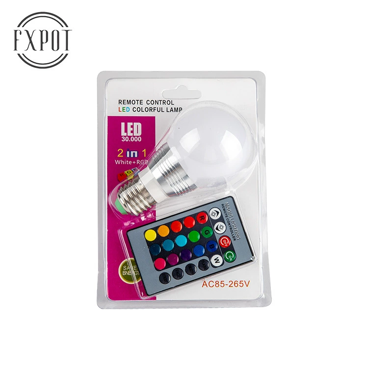 Поставка в день отправки 3W RGB Bubble Lights Q4, светодиодные цветные светильники для настольного тенниса, пульт дистанционного управления