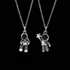 Brand necklace for beloved, Japanese school skirt for elementary school students, astronaut, space pendant, simple and elegant design