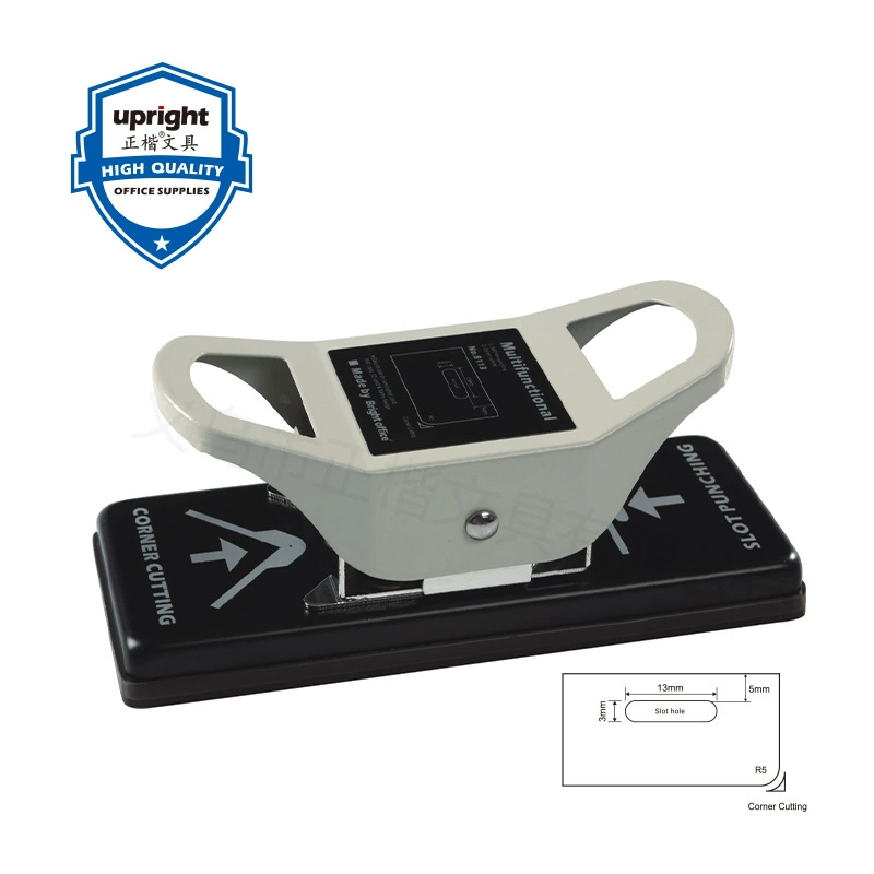 Заводской прямой перфоратор из ПВХ фаска R5 плоское отверстие 3*13 мм двойная фаска