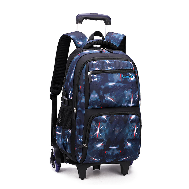 Pescado natural estudiante de la Escuela Secundaria de tres piezas carro mochila escalera escalada de gran capacidad japonesa y coreana versátil mochila transpirable de múltiples capas