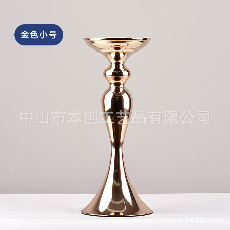 Accesorios de la boda guía carretera florero sirena Europea candelabro vela cena nórdico creativo vela titular Decoración